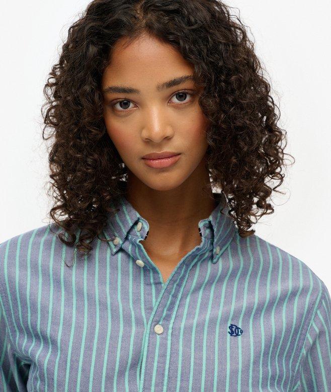 Superdry Slim Oxford Button Down Long Sleeve Shirt