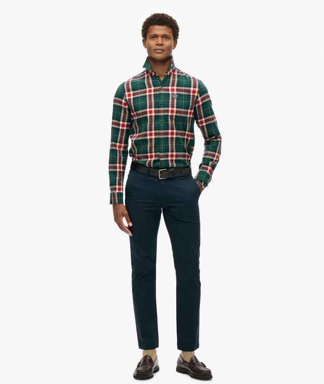 superdry Slim Tapered Stretch Chino Trousers