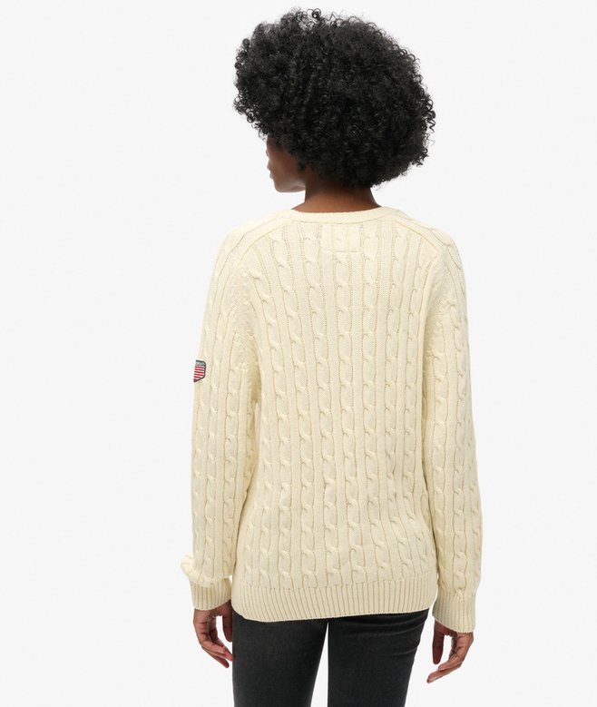 Superdry Slouchy Cable Knit Jumper