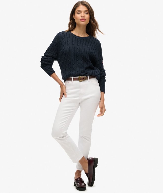 Superdry Slouchy Cable Knit Jumper