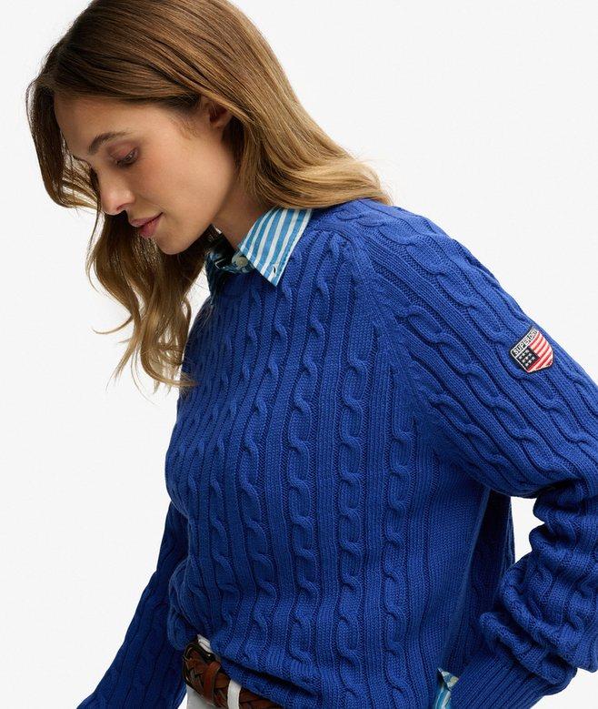 Superdry Slouchy Cable Knit Jumper