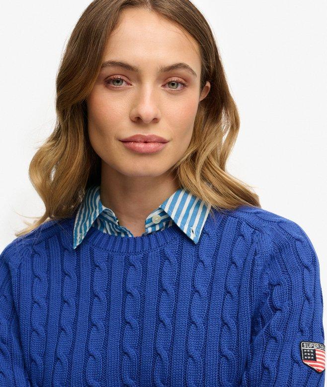 Superdry Slouchy Cable Knit Jumper
