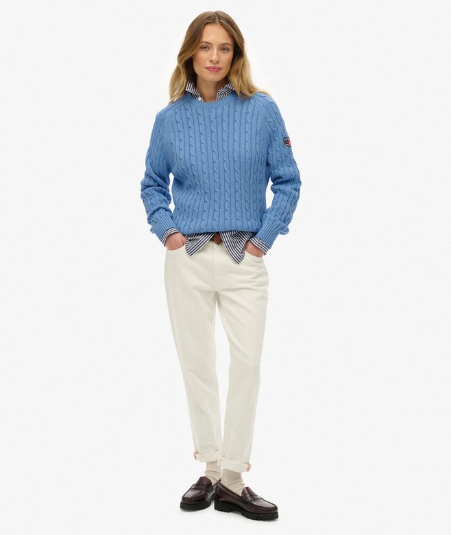 Superdry Slouchy Cable Knit Jumper