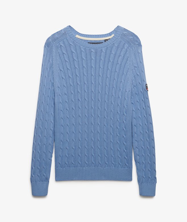 superdry Slouchy Cable Knit Jumper