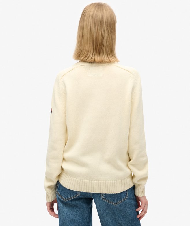 Superdry Slouchy Knitted Crew Jumper