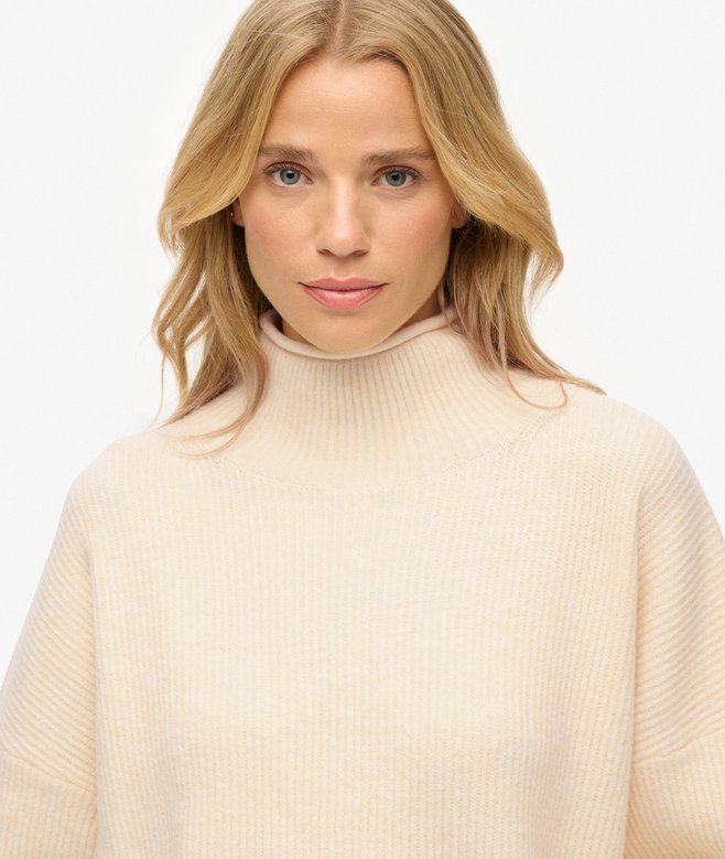 Superdry Slouchy Mock Neck Jumper