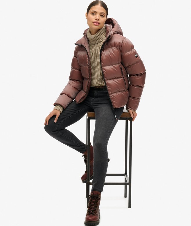 Superdry Slouchy Stitch Roll Neck Knit