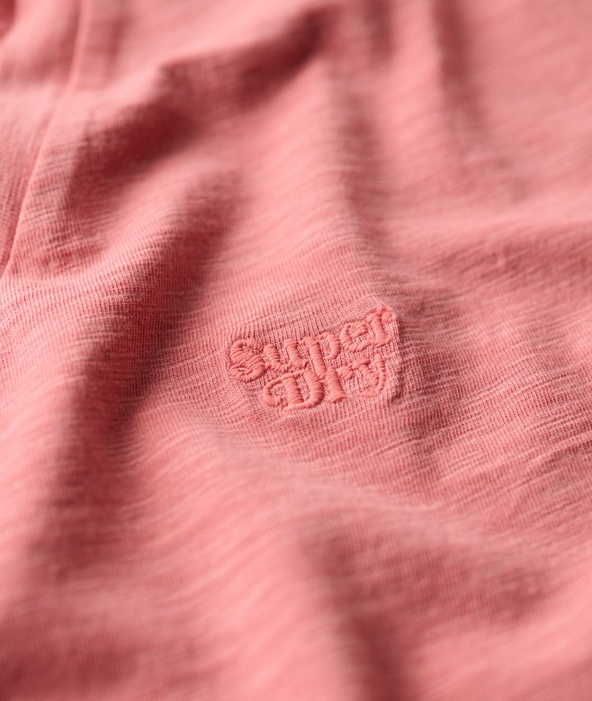 Superdry Slub Embroidered V-Neck T-Shirt
