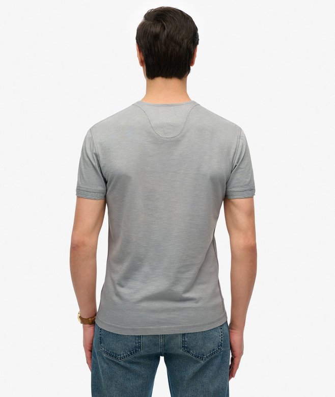 Superdry Slub Short Sleeve Jersey Grandad Top