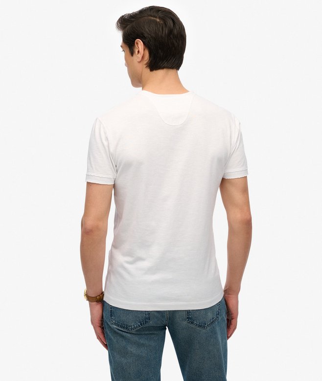 Superdry Slub Short Sleeve Jersey Grandad Top