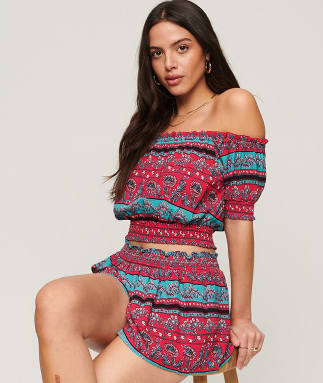 Superdry Smocked Beach Shorts