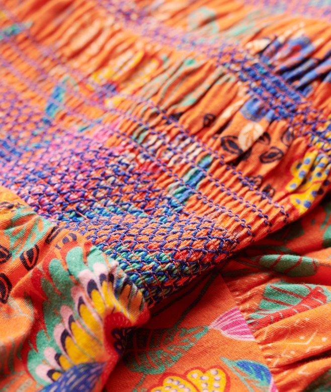 Superdry Smocked Cami Maxi Dress