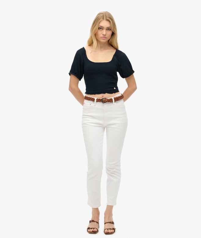 Superdry Smocked Woven Top