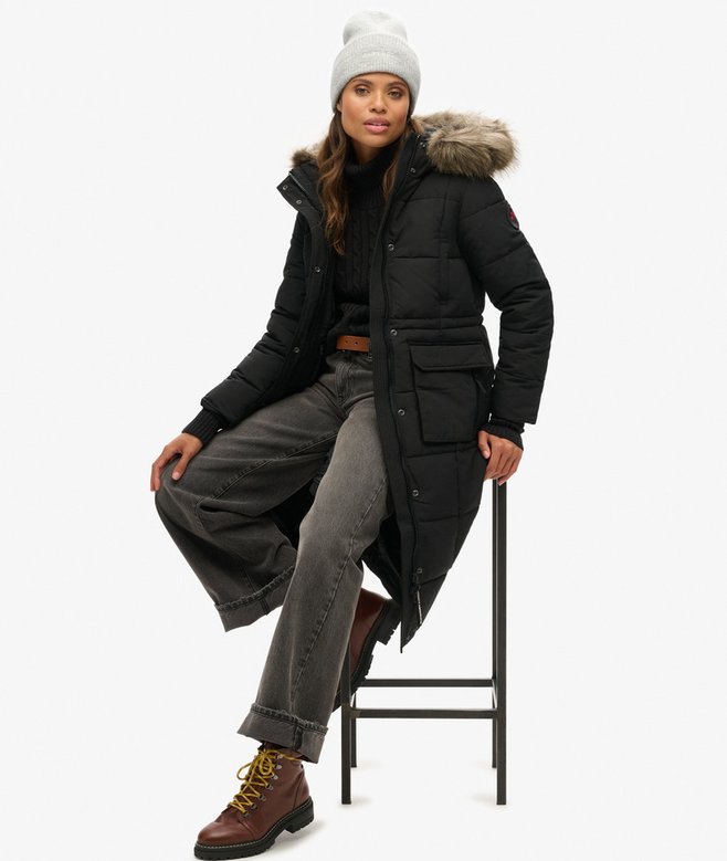 Superdry Soft Rib Knit Beanie Hat