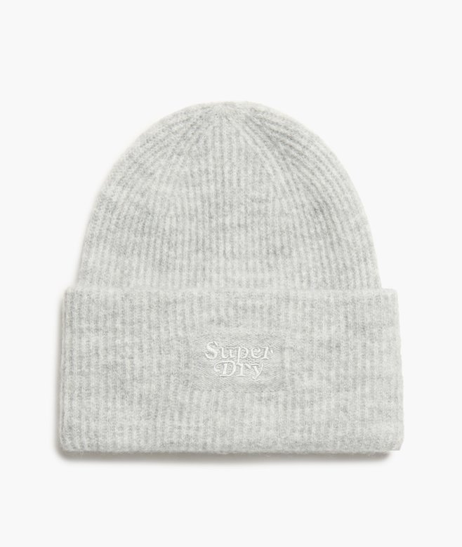 superdry Soft Rib Knit Beanie Hat