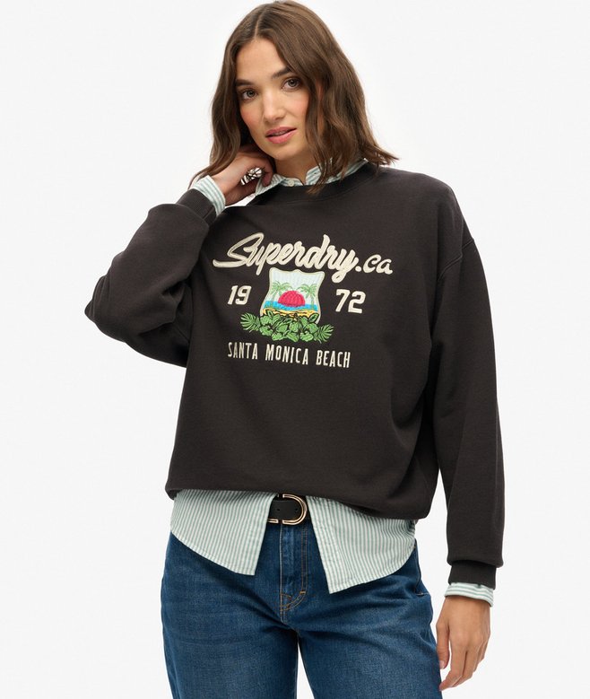 Superdry Souvenir Graphic Loose Crew Sweatshirt