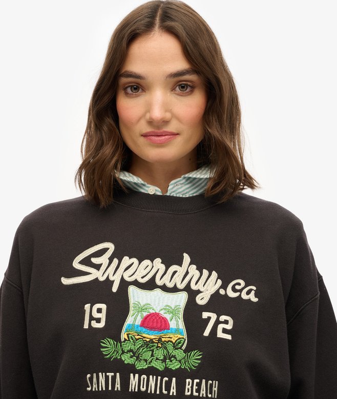 Superdry Souvenir Graphic Loose Crew Sweatshirt