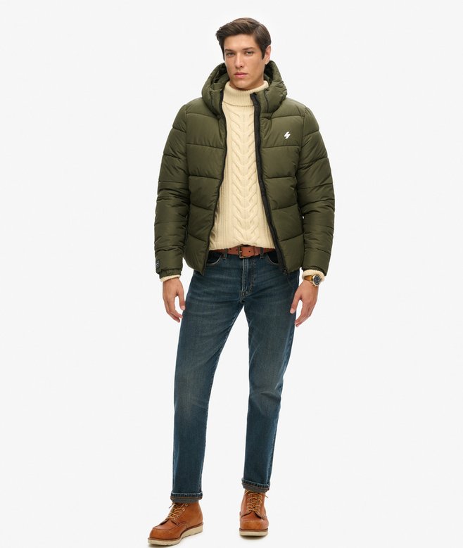 Superdry Sports Puffer Hooded Jacket