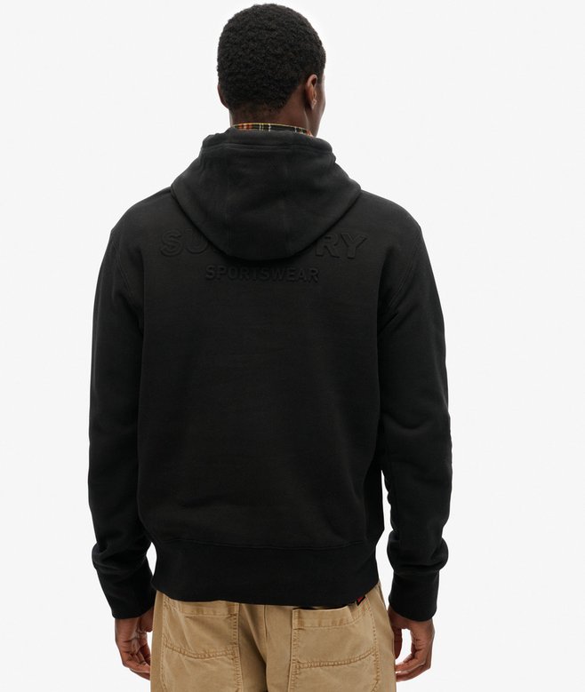 Superdry Sportswear Embossed Loose Fit Hoodie