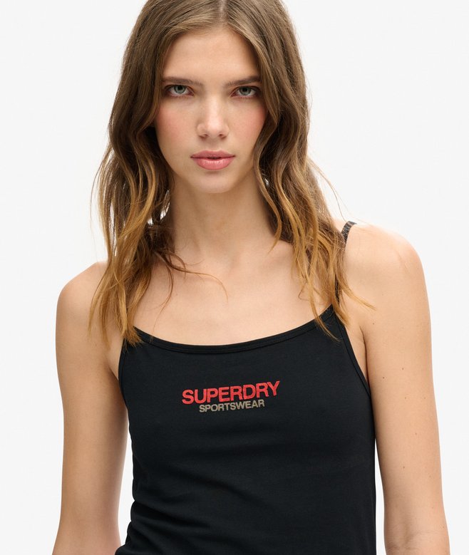 Superdry Sportswear Logo Fitted Cami Top
