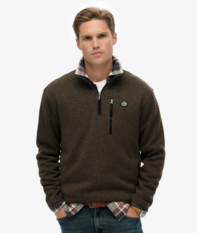 Superdry Storm Fleece Half Zip Jumper