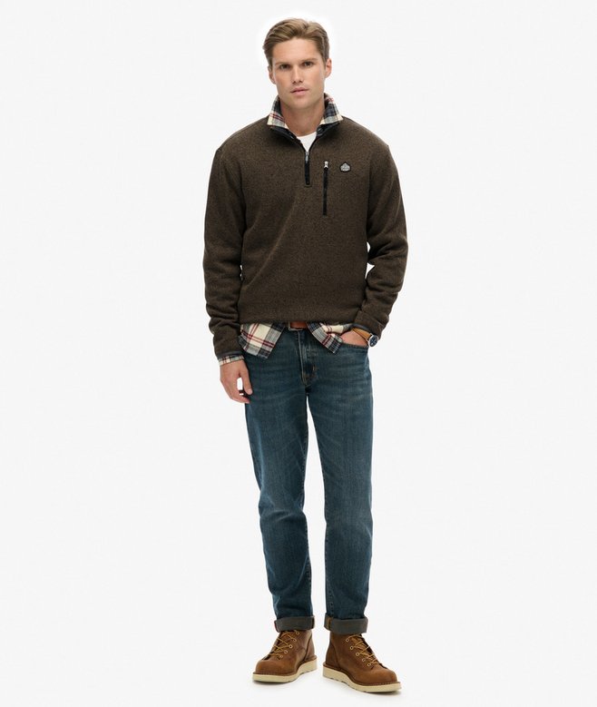 Superdry Storm Fleece Half Zip Jumper