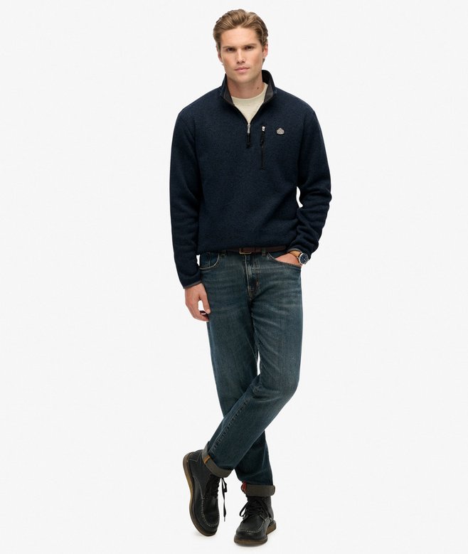 Superdry Storm Fleece Half Zip Jumper