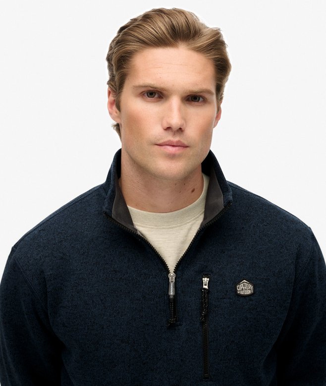 Superdry Storm Fleece Half Zip Jumper