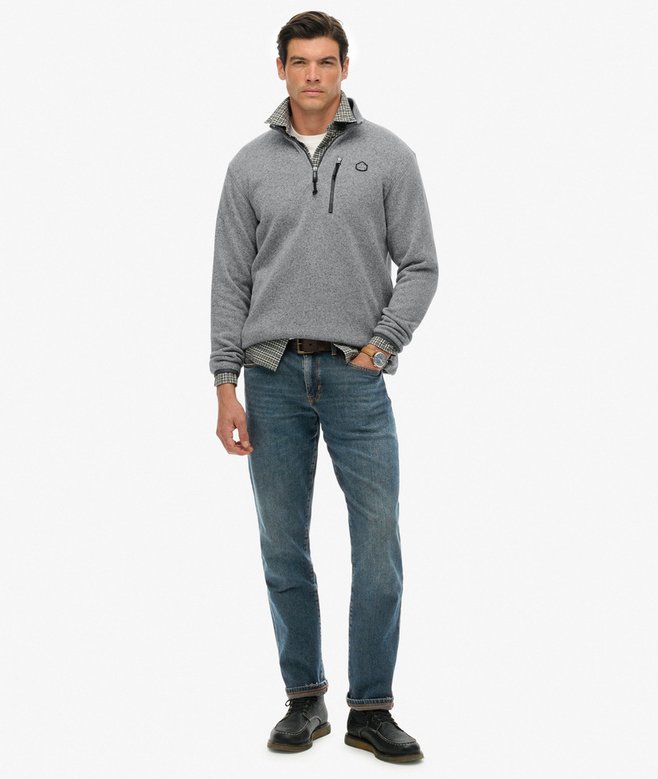 Superdry Storm Fleece Half Zip Jumper