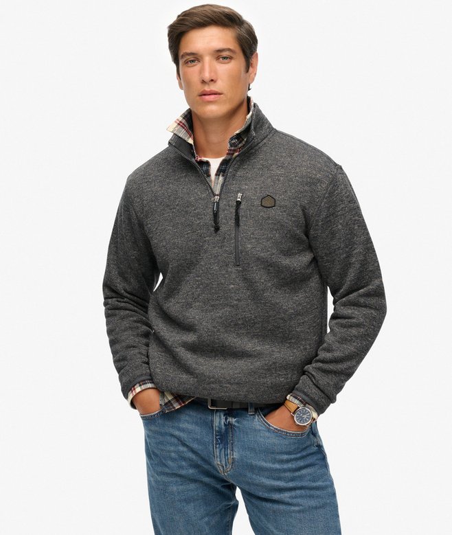 Superdry Storm Fleece Half Zip Jumper