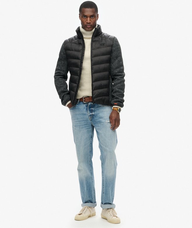 Superdry Storm Knitted Hybrid Padded Jacket
