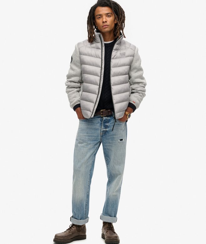Superdry Storm Knitted Hybrid Padded Jacket