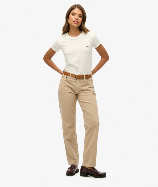 superdry Straight Leg Cord Pants
