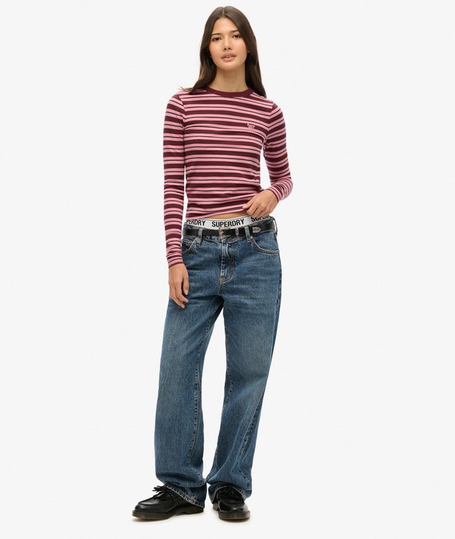 Superdry Stripe Long Sleeve Top