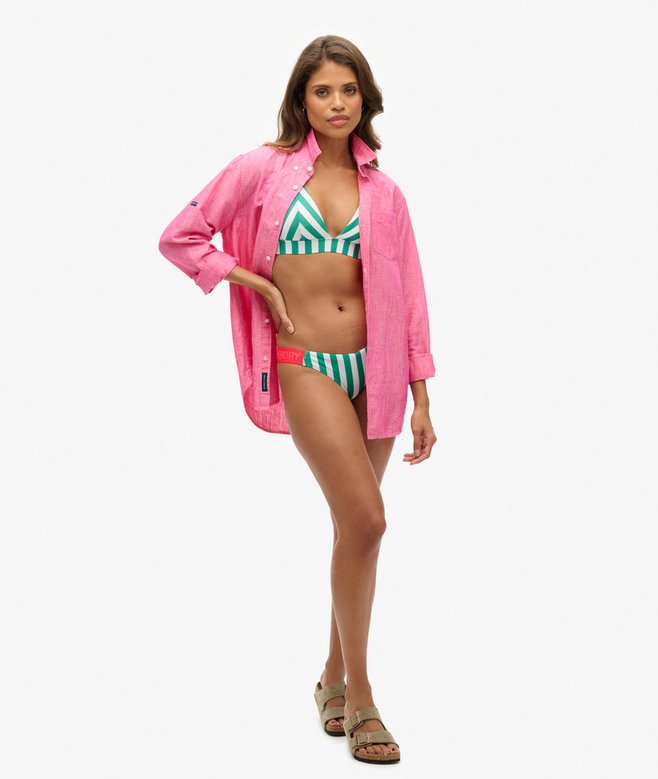 Superdry Stripe Triangle Bikini Top