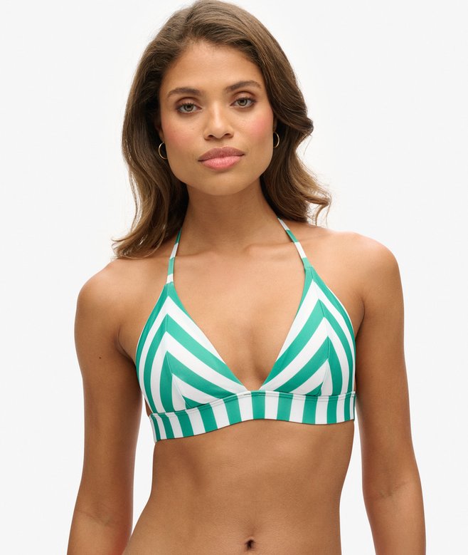 Superdry Stripe Triangle Bikini Top