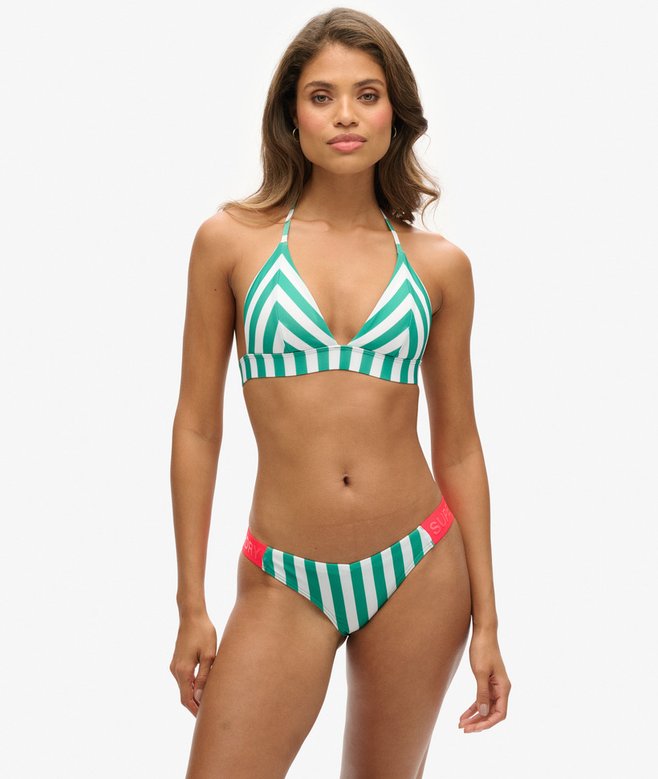 Superdry Stripe Triangle Bikini Top