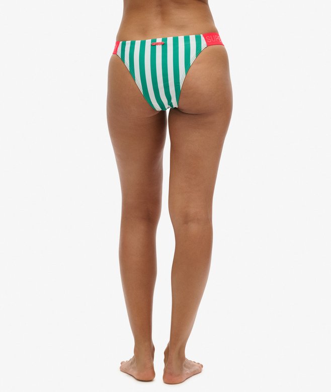 Superdry Striped Cheeky Bikini Bottoms