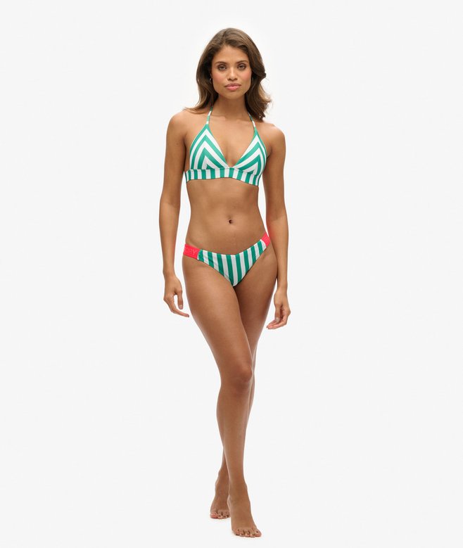Superdry Striped Cheeky Bikini Bottoms