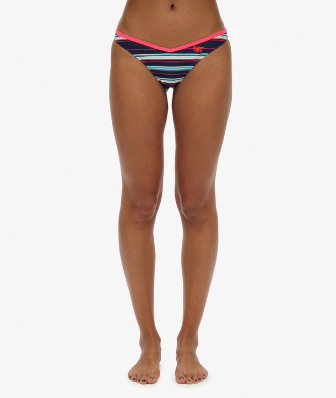 Superdry Striped Recycled Bikini Briefs