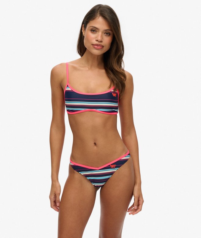 Superdry Striped Recycled Bikini Briefs