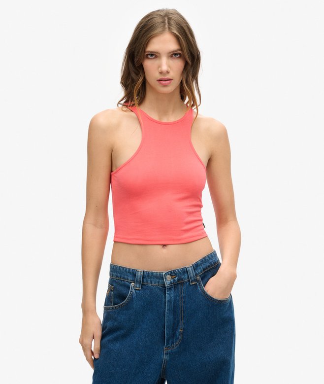 superdry Studios Jersey Racer Tank Top