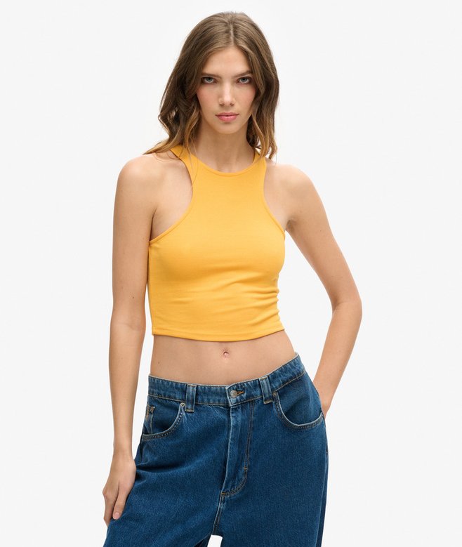 superdry Studios Jersey Racer Tank Top