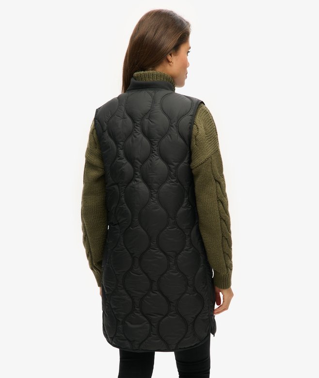 Superdry Studios Long Liner Gilet