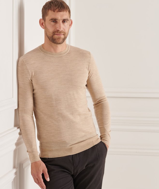 Superdry Studios Merino Crew Jumper