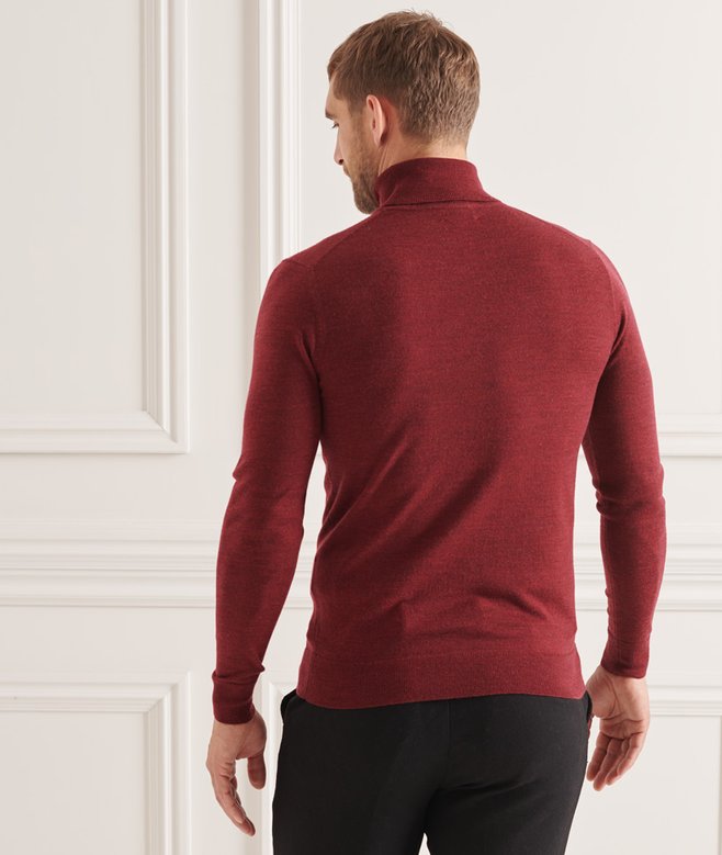 Superdry Studios Merino Roll Neck Jumper