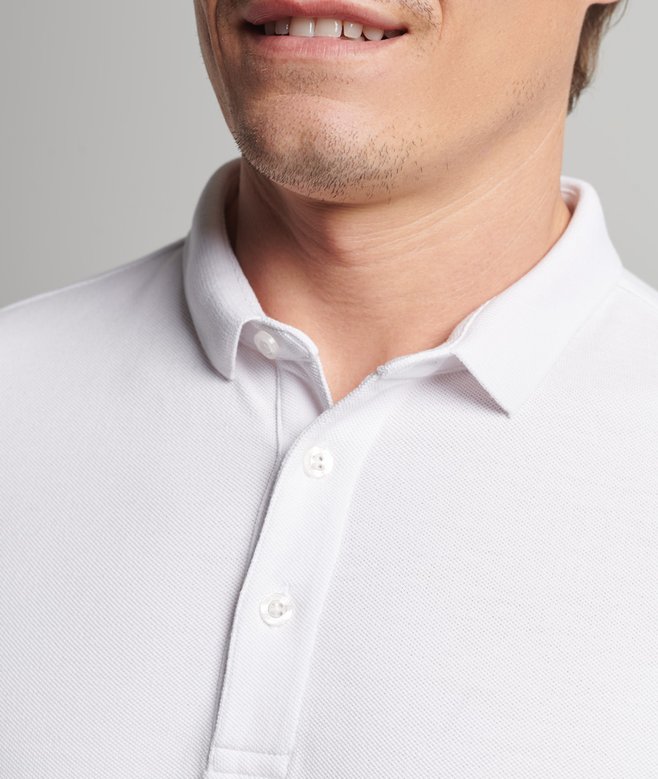 Superdry Studios Organic Cotton Pique Polo Shirt