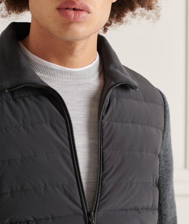 Superdry Studios Padded Knit Mix Jacket
