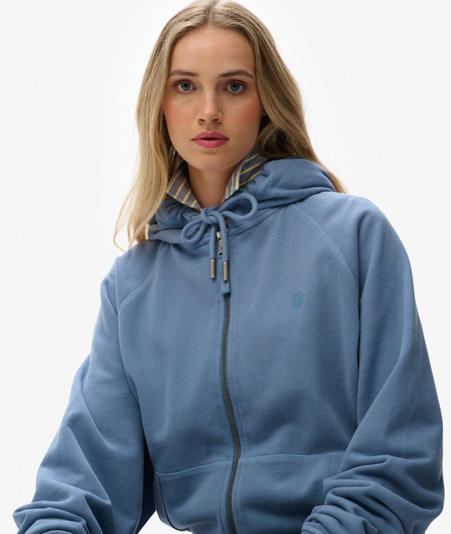 Superdry Studios Relaxed Zip Hoodie