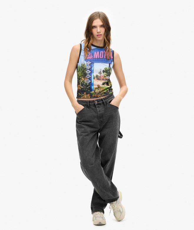 Superdry Sub Print Vest Top
